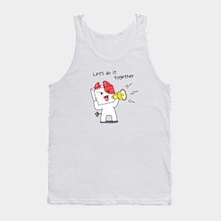 Let's do it together - aknyangi, cat miaw lovers Tank Top